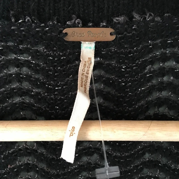 FreePeople Blk and shimmer Cardigan - Picture 5 of 7